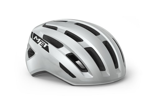 Casco met miles bianco - met,
